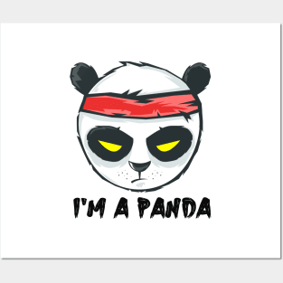 I'M A PANDA, STYLISH COOL Posters and Art